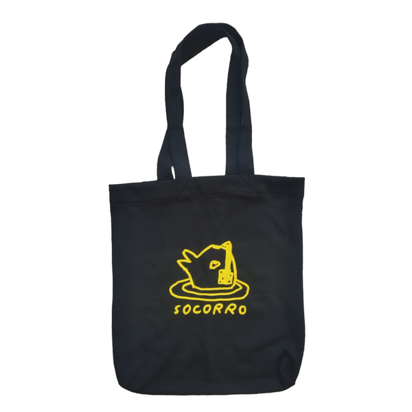 Tote Bag Preta / Amarelo