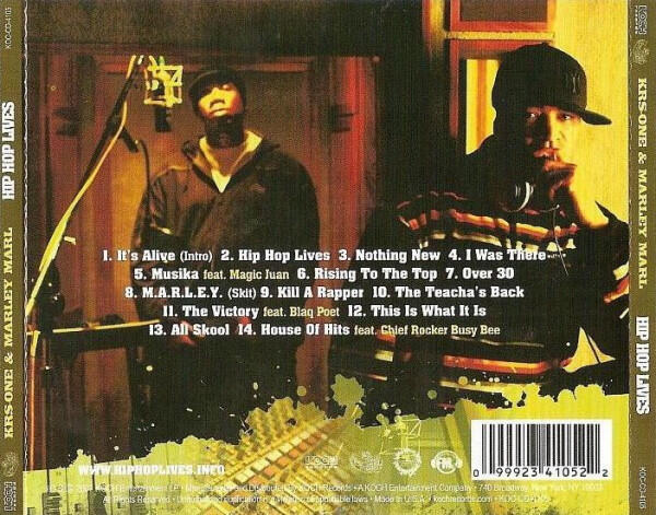 KRS-One And Marley Marl – Hip Hop Lives