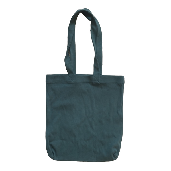GREEN TOTE BAG / WHITE