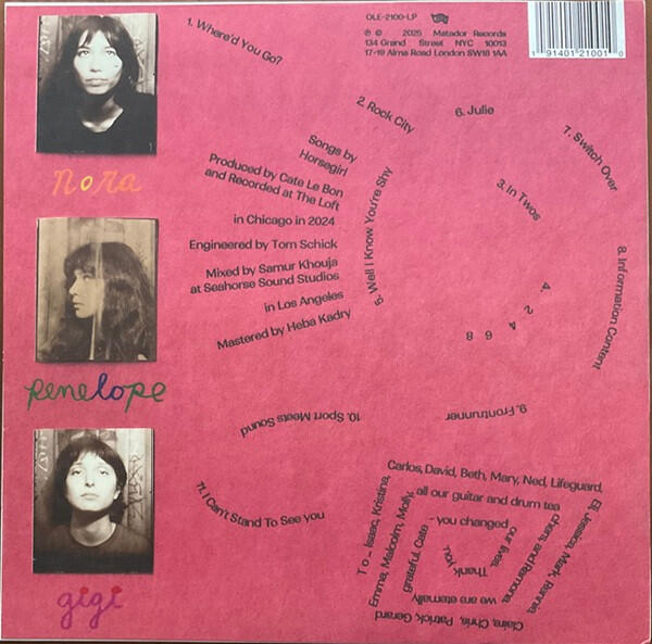 Horsegirl -  Phonetics On and On (Indies)