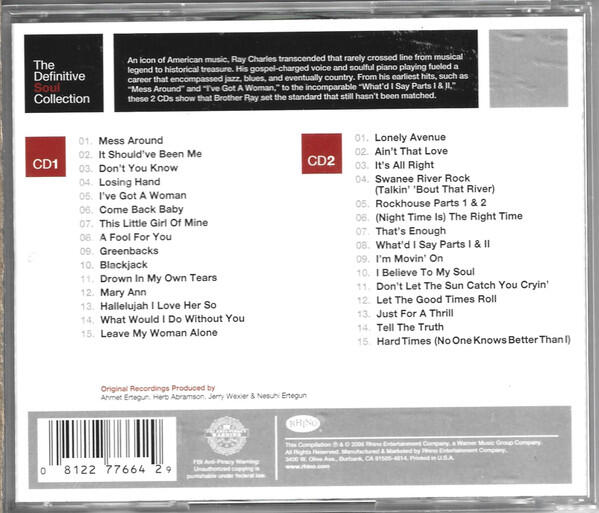 Ray Charles – The Definitive Soul Collection