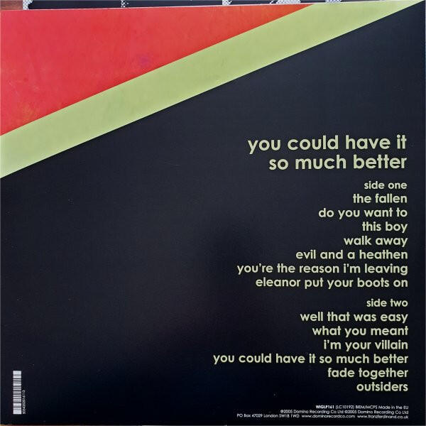 Franz Ferdinand - You Could Have It So Much Better