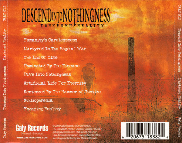 Descend Into Nothingness - Darkened Reality