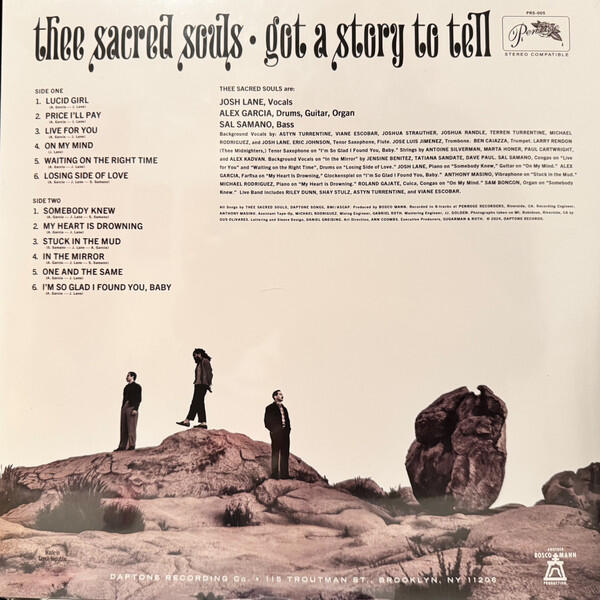 Thee Sacred Souls - Got A Story To Tell